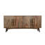 Table buffet en bois de manguier de 72 po de largeur Northridge
