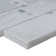 11.5" x 18" Marble Mosaic Tile in First Snow Elegance
