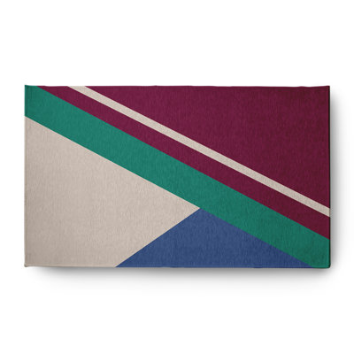 Chenille Abstract Indoor / Outdoor Rug