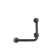 CSI Bathware 19" Vertical Angle Left Bathroom Safety Grab Bar