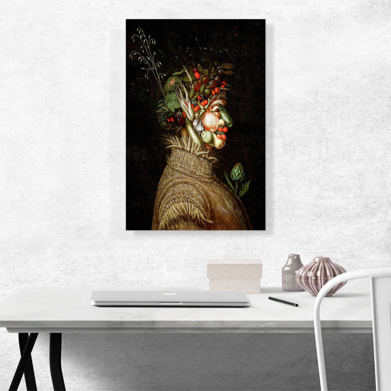 «Summer 1572» par Giuseppe Arcimboldo, impression sur toile tendue, H 26 po x l 18 po x 1,5 po