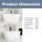 67'' X 31'' Acrylic Freestanding Soaking Bathtub-102026572