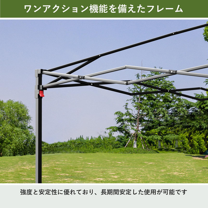 8'x8' Pop-Up Canopy Tent – Instant One-Person Setup, Heavy-Duty Commercial Shelter with Waterproof Top, Adjustable Height, Roller Bag & Sandbags Included for Beach, Markets, Outdoor Events