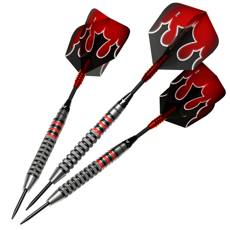 Ensemble de fléchettes Viper Shot King 80% tungstène | Rouge | 22 grammes