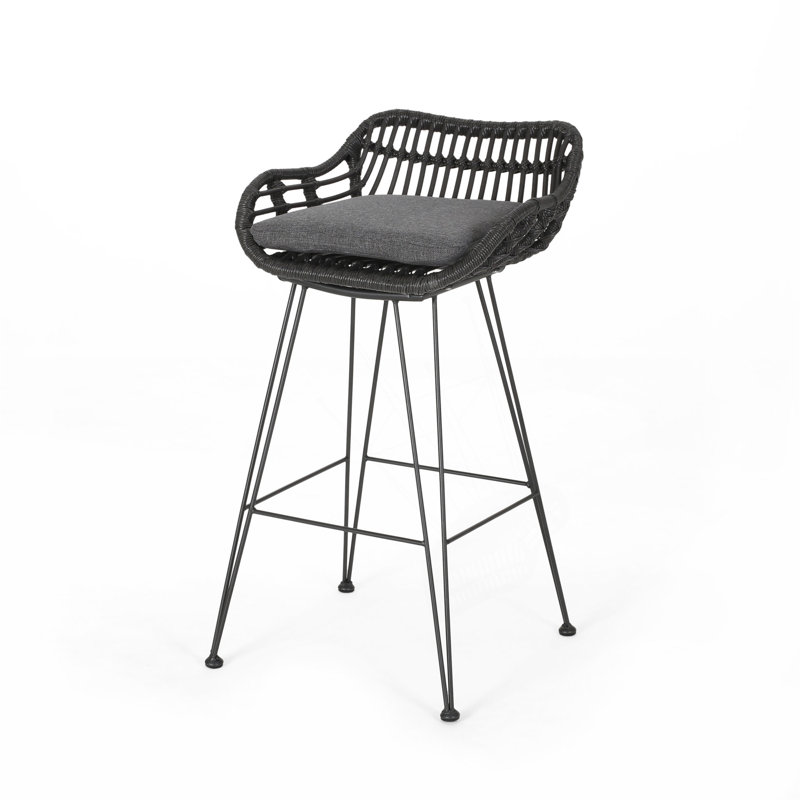 Tabouret de bar en rotin