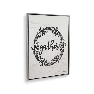Gather Wreath by Lettered & Lined Art Print