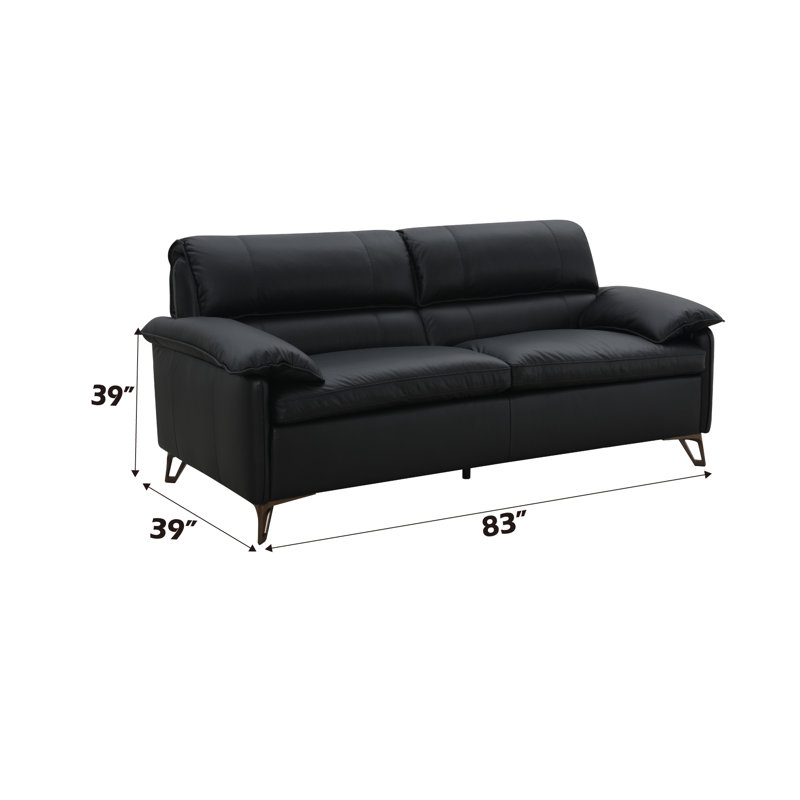 Causeuse en cuir Eilene