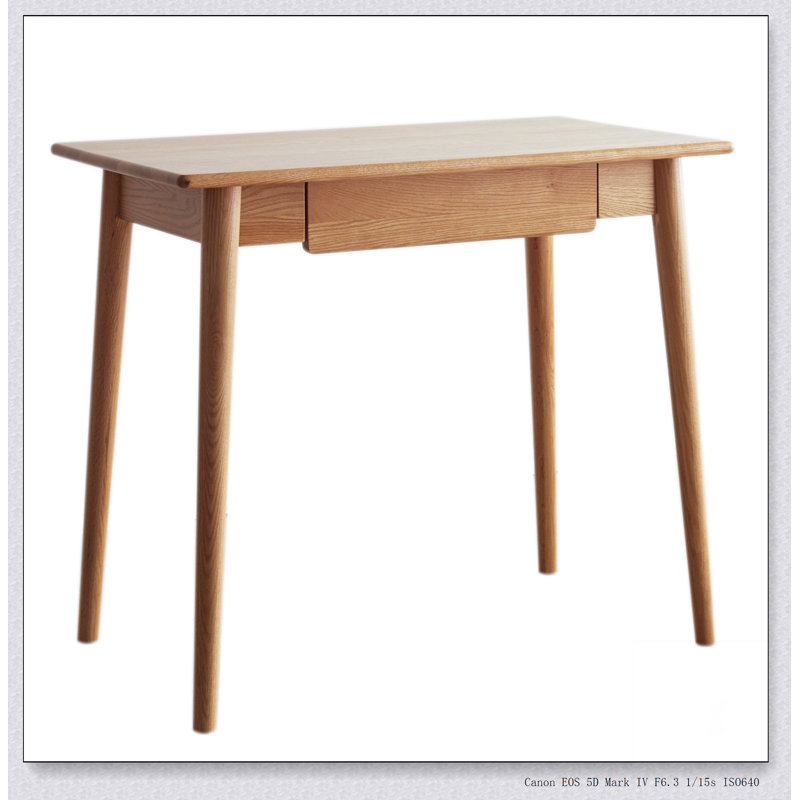 Bureau d'ordinateur en bois naturel 100% bois massif