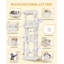 Arbre à chat 70 po pour chats d'intérieur, poteau à griffer multicouche avec grande plateforme, 2 grottes, 7 poteaux en sisal, pompons, panier à chat, hamac, convient aux chats-419101957-419439554