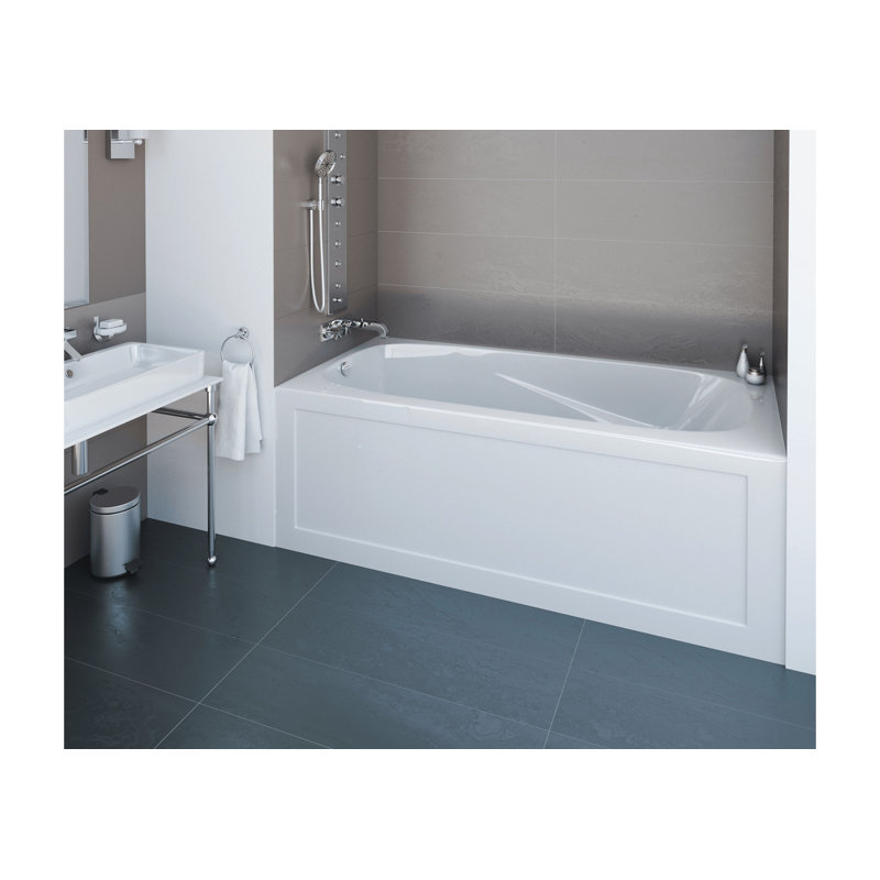 Baignoire de trempage en alcôve 60 "x 30" Phoenix, Gauche