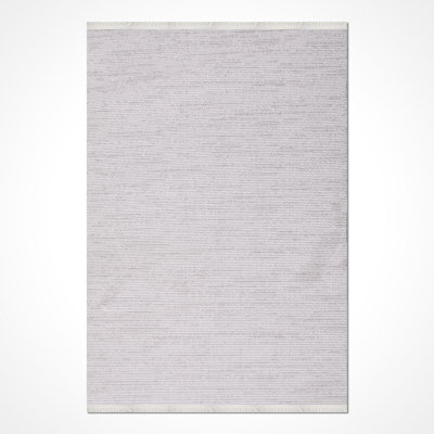 Tapis gris moderne lavable à la machine