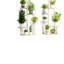 Support pour plantes d'intérieur en métal de 40,5 po de hauteur avec lampe de croissance (ensemble de 2)-236170677
