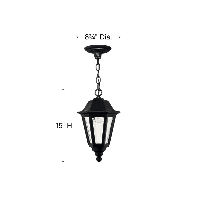 Lanterne suspendue d'extérieur 1 lumière Manor House