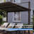 Domi 8x10 FT Hardtop Gazebo, Freestanding or Wall Mounted Metal Pergola-126652871-126652870