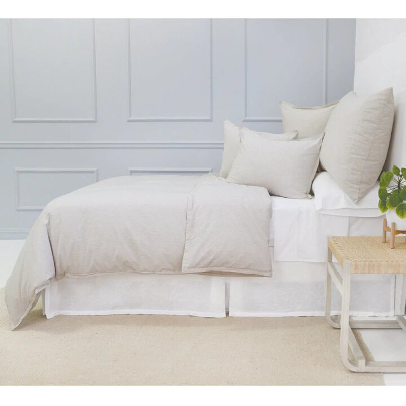 Housse de couette 100% coton Luke, Brun pâle, Housse de couette grand