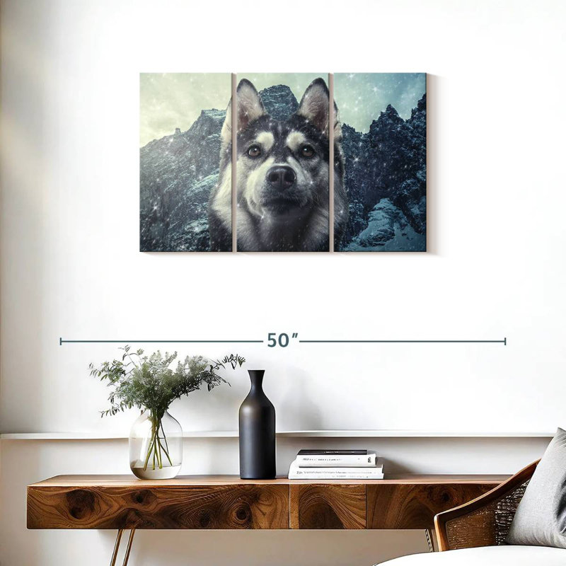 Husky sibérien Brampt Winter, H 20 po x l 33 po