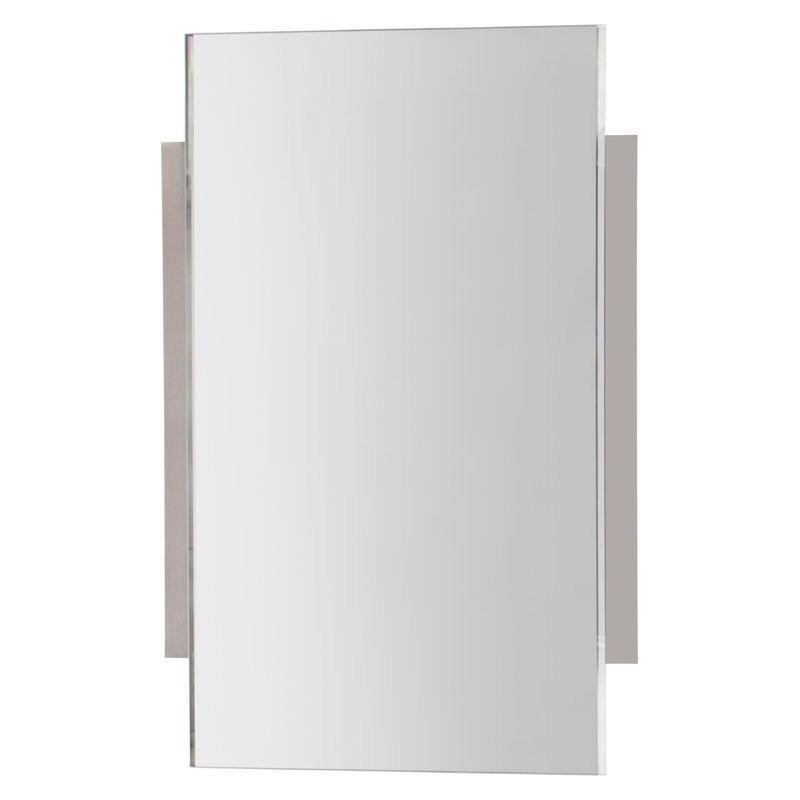Surface 18" x 34" Mirror, Polished Chrome