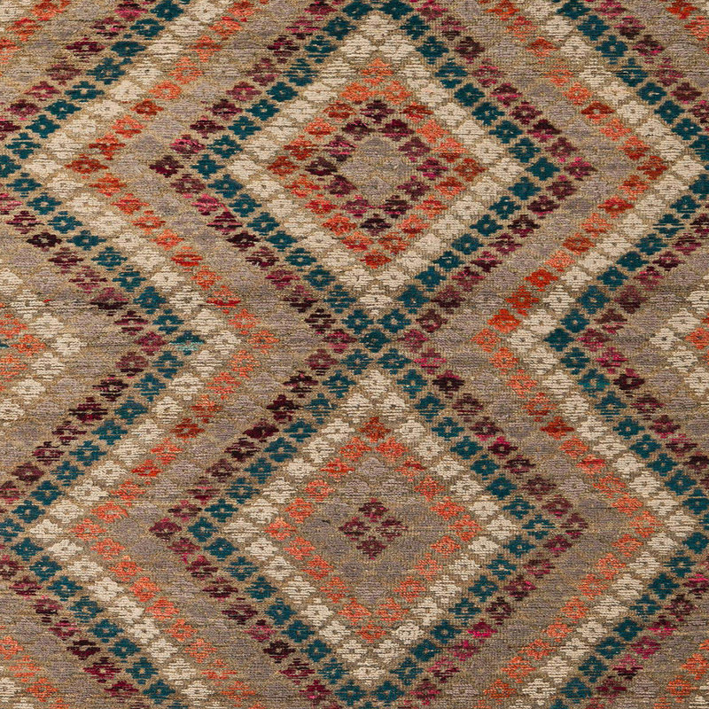 Abstract Indoor Rug, Square 5'