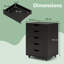 49 cm W 5 -Drawer Filing Cabinet-992815505