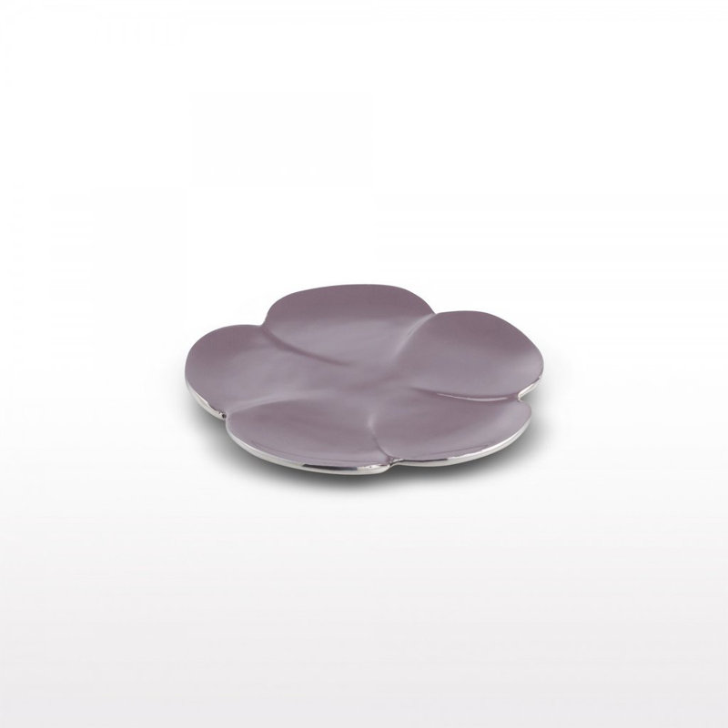 Assiette décorative en marche, Violet