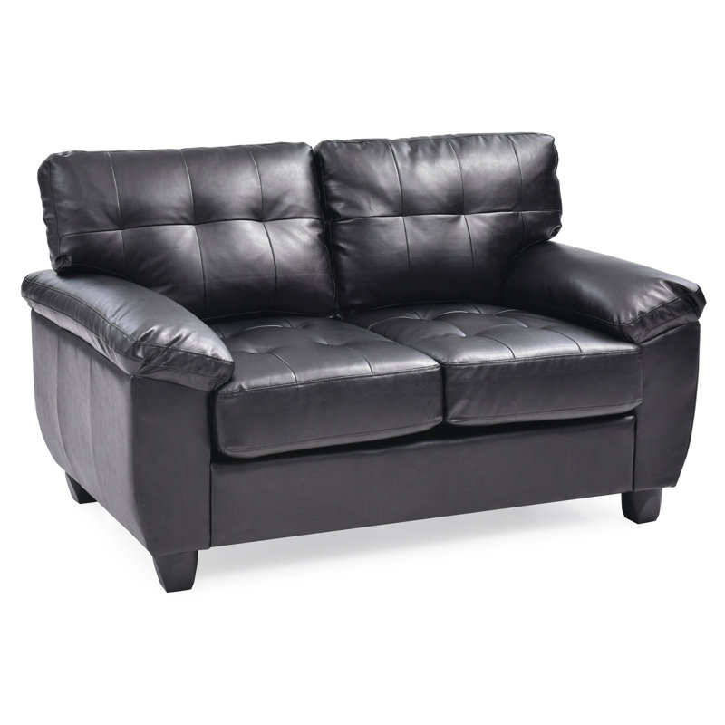 Causeuse contemporaine pour deux, Noir