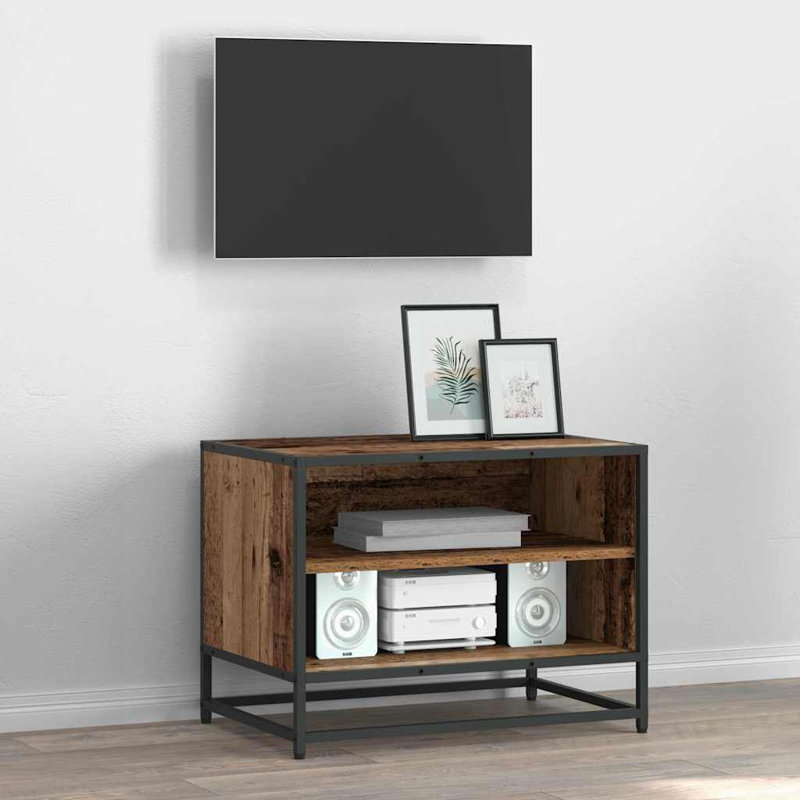 Avionce TV Stand, Old Wood, 61cm