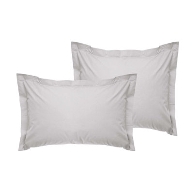 Ensemble de taies d'oreiller en satin Oxford (2 pièces)
