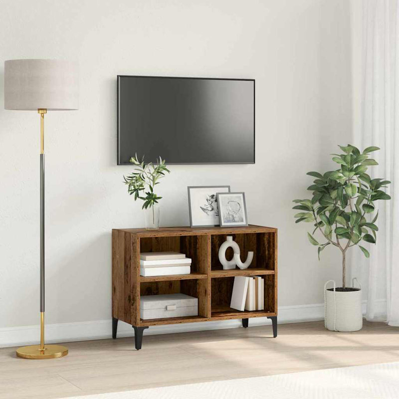 TV Cabinet 69.5 X 30 X 50 Cm Engineered Wood, Brown