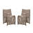 Amaury Metal Outdoor Armless Lounge Chair-1701713245