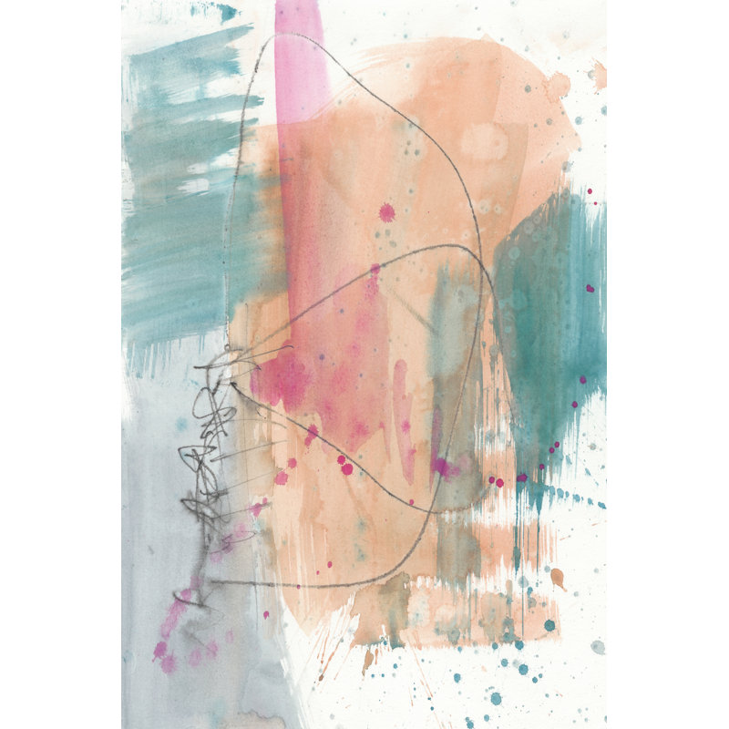Vivid Splash II - Wrapped Canvas Print, 46cm H x 30cm W x 3.8cm D
