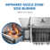 Rogue PRO 425 3-Burner Grill with Infrared Side Burner and Cast Iron Cooking G