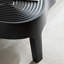 47.24''Fibreglass Clound Coffee Table For Living Room,Matte Black Relief Table Front Of The Sofa, Irregular Centre Table For Apartment