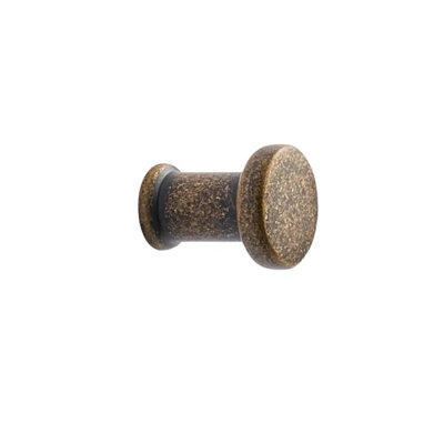Bronze Antique "Gate" Small Round Cabinet Knob