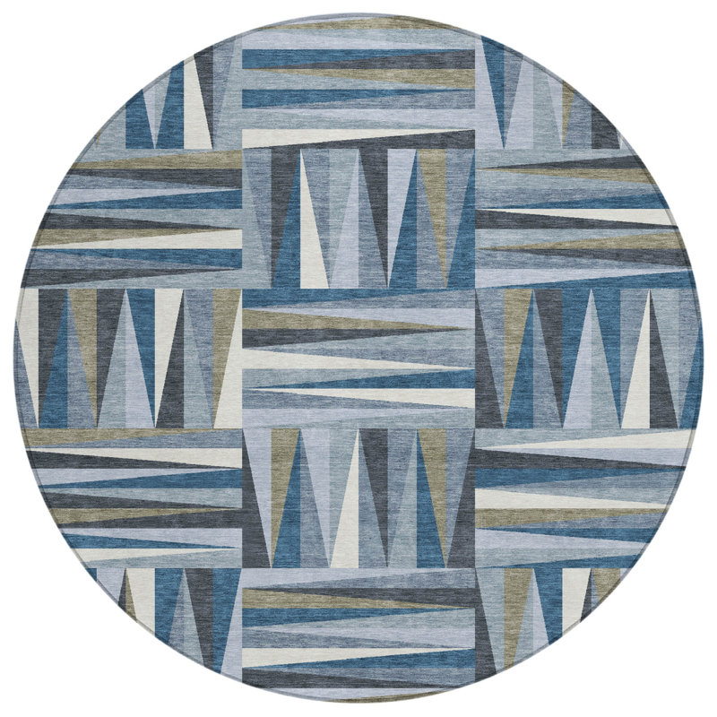 Tapis intérieur lavable 8 po Denim
