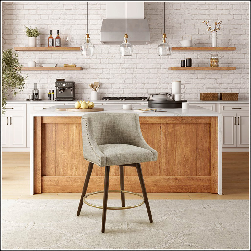 Tabouret de comptoir pivotant