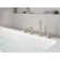 Lineare™ Double Handle Deck Mounted Roman Tub Faucet with Diverter and Handshower