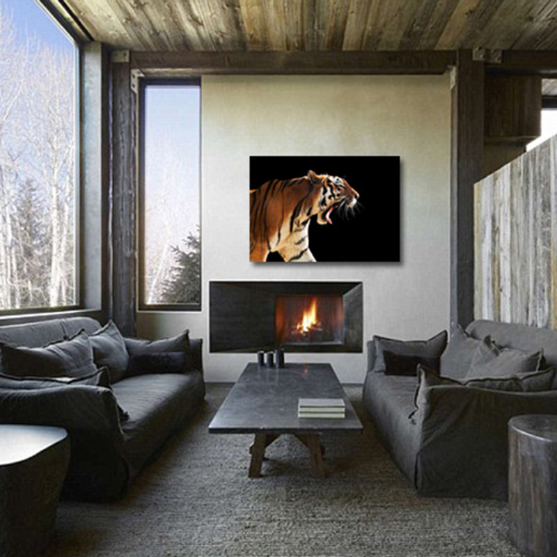 Tiger Print, 24" H x 36" W