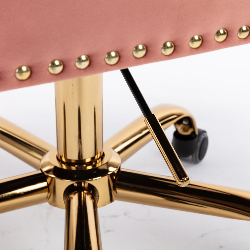 Chaise de travail gager, Rose