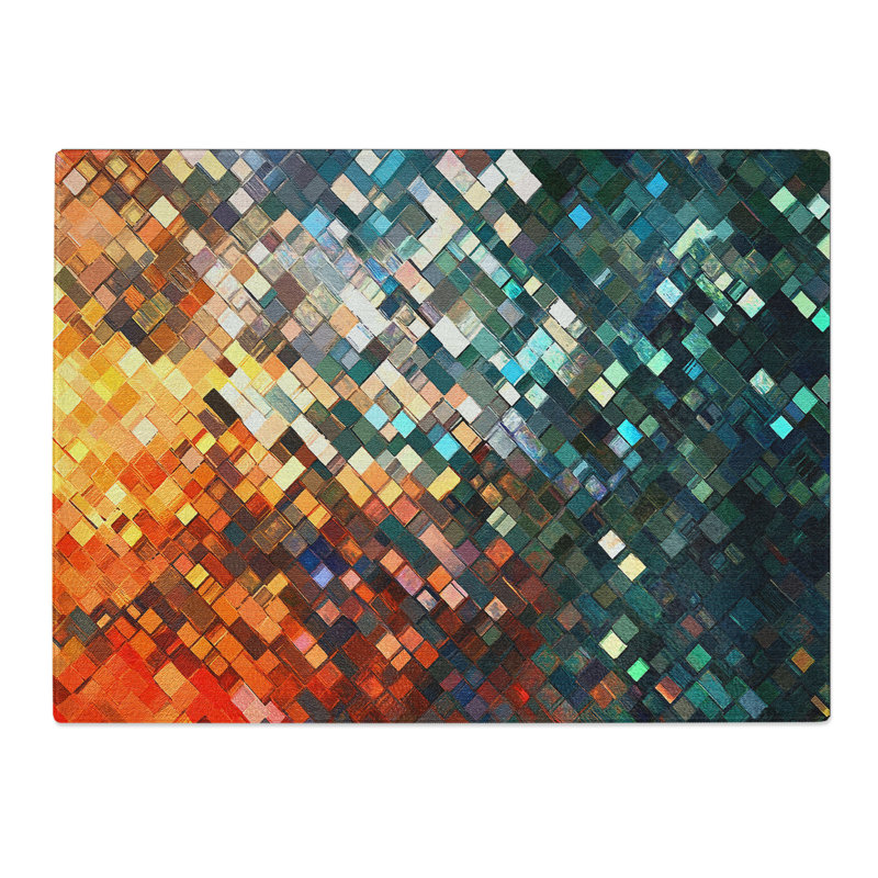 Pixel Pattern Vol.1  Glass Chopping Board