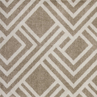 Tapis intérieur / extérieur beige et ivoire