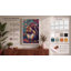 Squirrel Among Flowers Boho - Wrapped Canvas-1512833570-1512833571
