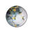 Gray Themed Flower Patterned Round Woven Base Modern Decorative Carpet-1091010447