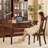 Nut-brown Rectangular Solid Wood desk-1344974951