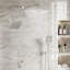 3-Function Dual Shower Head Pressure-Balanced Shower System With 4 Sprays Handheld-109312752