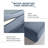 6" Outdoor Cushions For Patio Furniture, 22X24x6 Thick Seat Cushion Set Of 5, Fade Resistant Couch Chair Replacement Cushions High Density Deep Wicker Chair Cushion W/Removable Cover-238142416