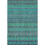 Tapis bleu sarcelle lavable à la machine Premium Prisco-118343521