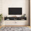 Fixation murale flottante Corlin avec 16 couleurs DEL-1514175590