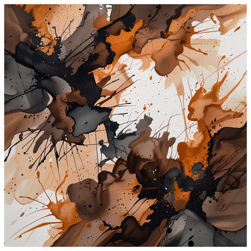 Coussin Abstract Art, 18 x 18 inches