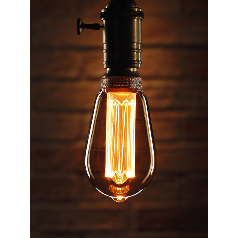 Fulk 5W BA22d Dimmable LED Vintage Edison Light Bulb Amber