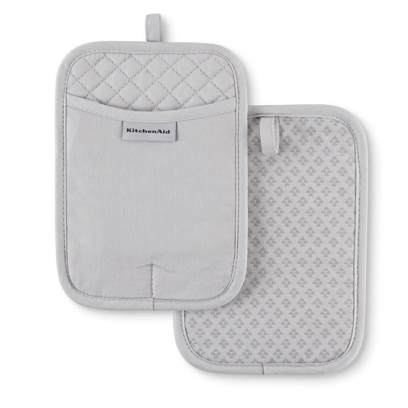 Ensemble de 2 porte-casseroles KitchenAid, Gris mat